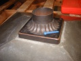 Lamp base and concrete anchor