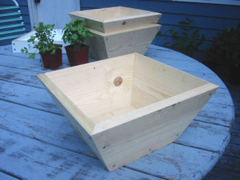 Three Planter Boxes
